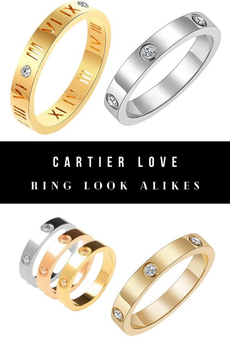 cartier dupe earrings|cartier look alike ring.